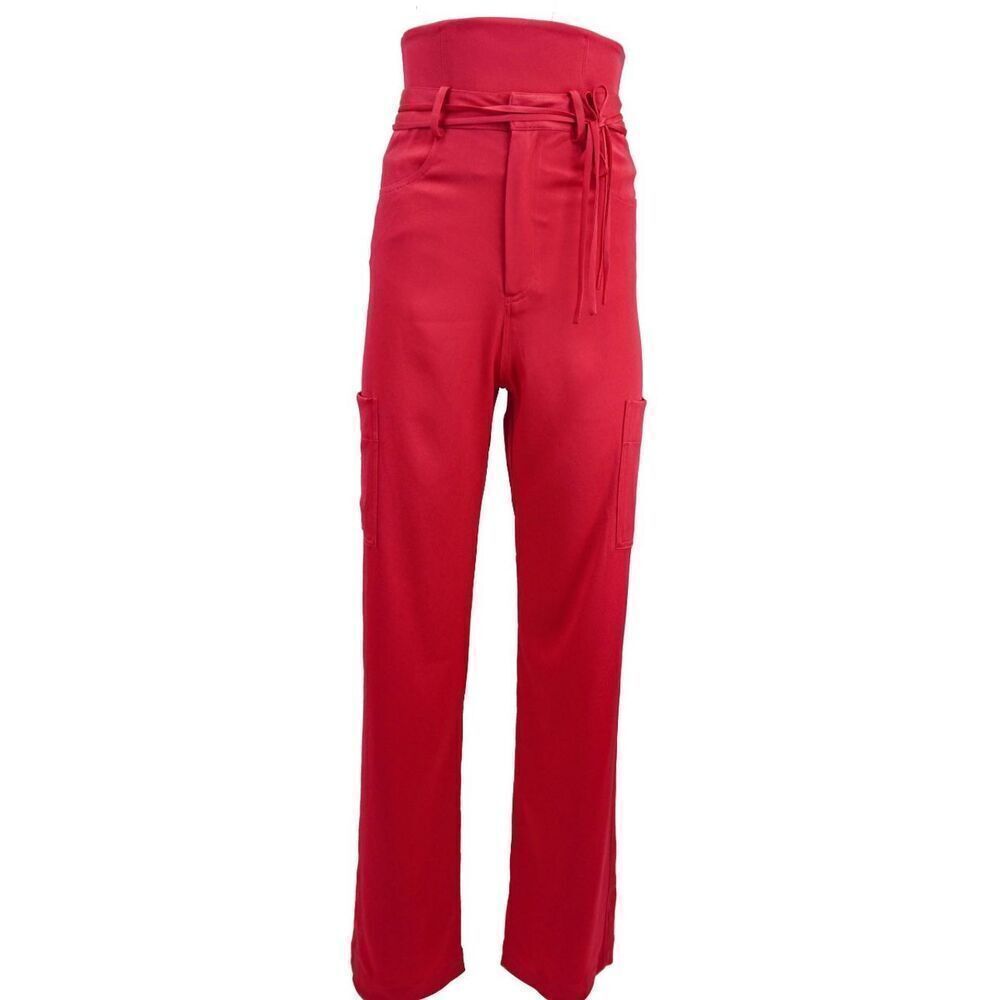 ALEJANDRA ALONSO ROJAS Pant in Tomato Red NWT Size 0